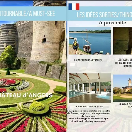 Ferienhaus Maisonnette, 70m2 2chambres Wifi 1kmgolf Et Chateaux A Proximite Les Garennes-Sur-Loire